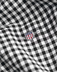 Camisa em popelina gingham Classic regular fit