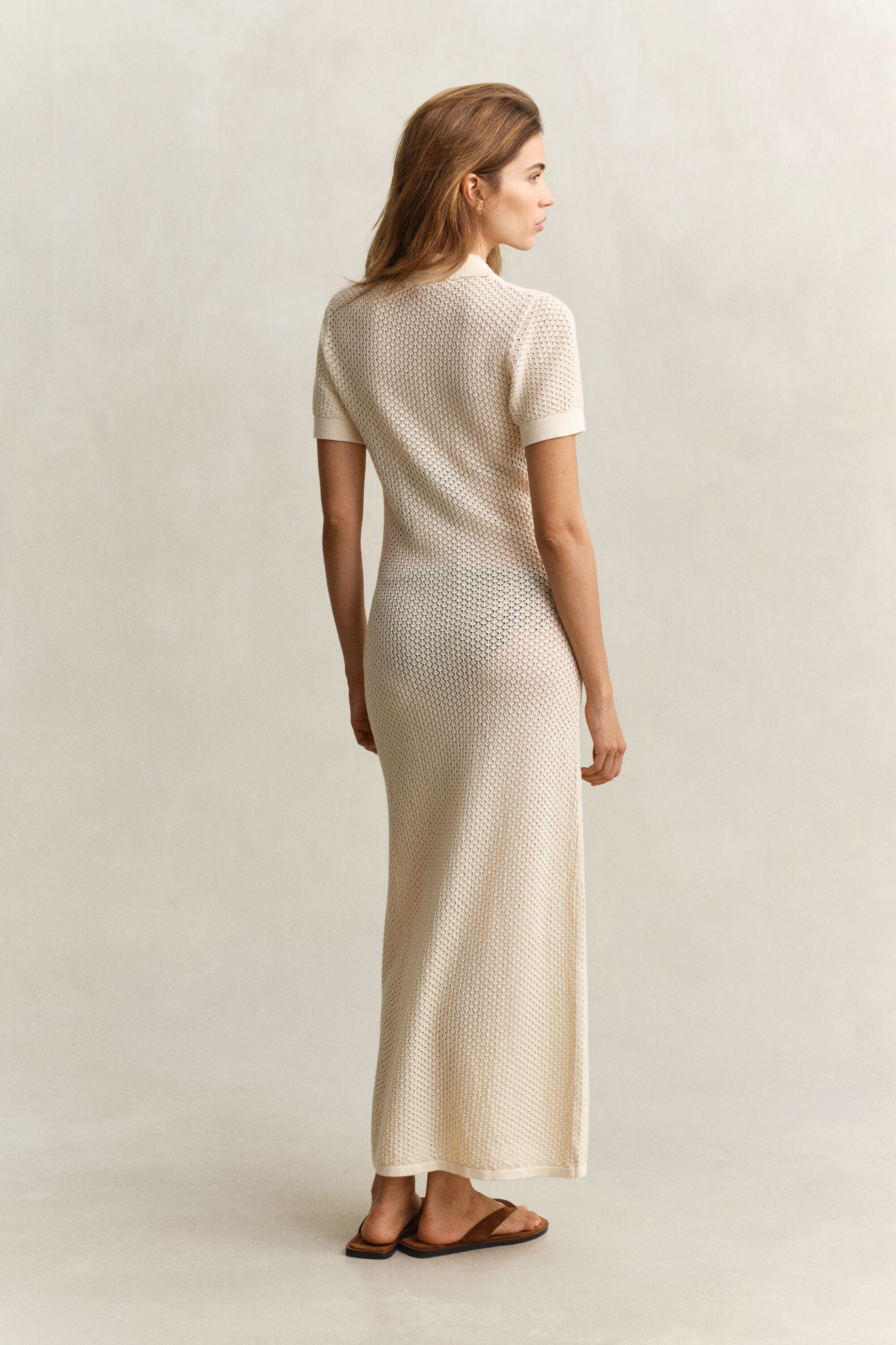 Vestido Rugger em malha de renda