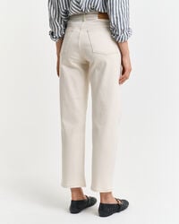 Calças de ganga em cru perna Straight