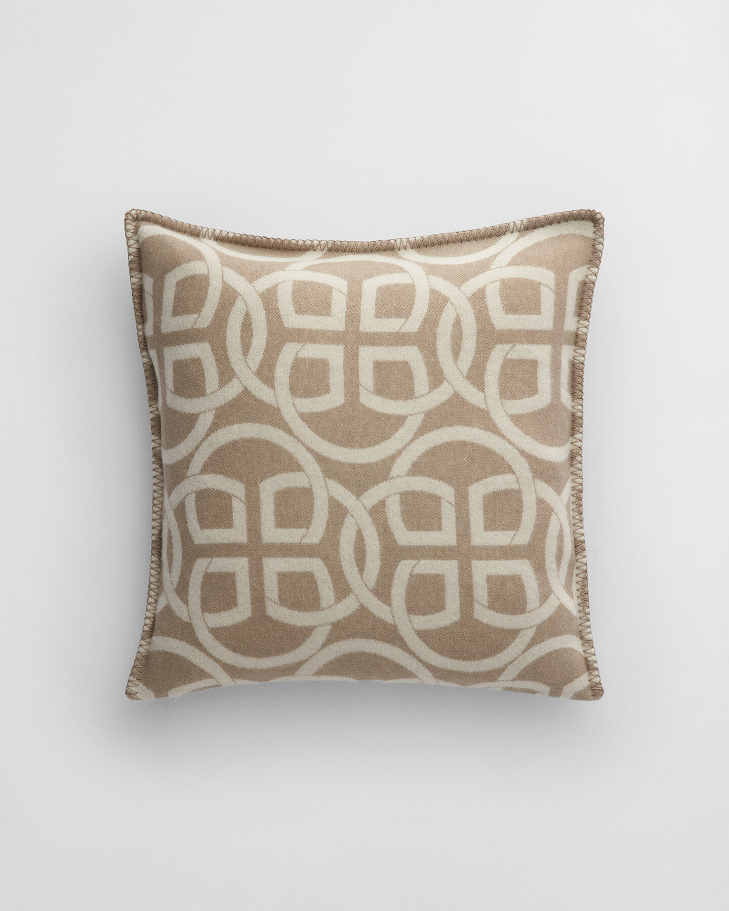 Capa de almofada em lã Monogram