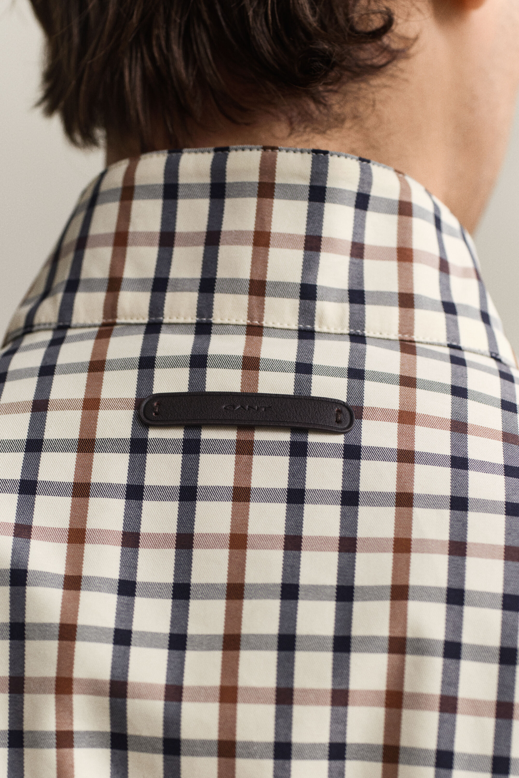 Casaco Harrington em mistura de algodão