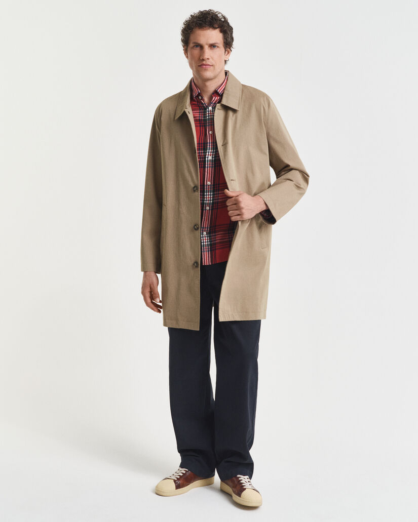 Camisa em flanela Windblown com padrão de xadrez regular fit