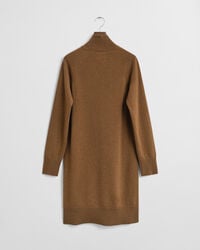 Vestido em malha de lã extrafina