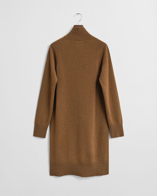 Vestido em malha de lã extrafina