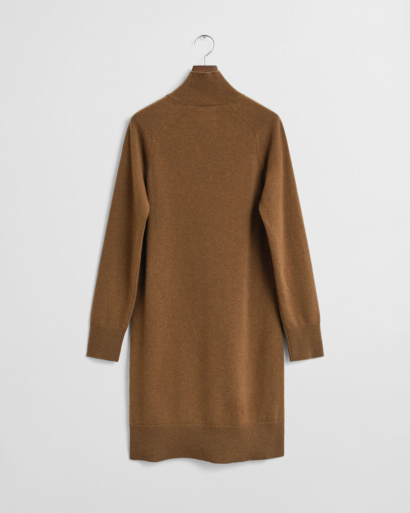 Vestido em malha de lã extrafina