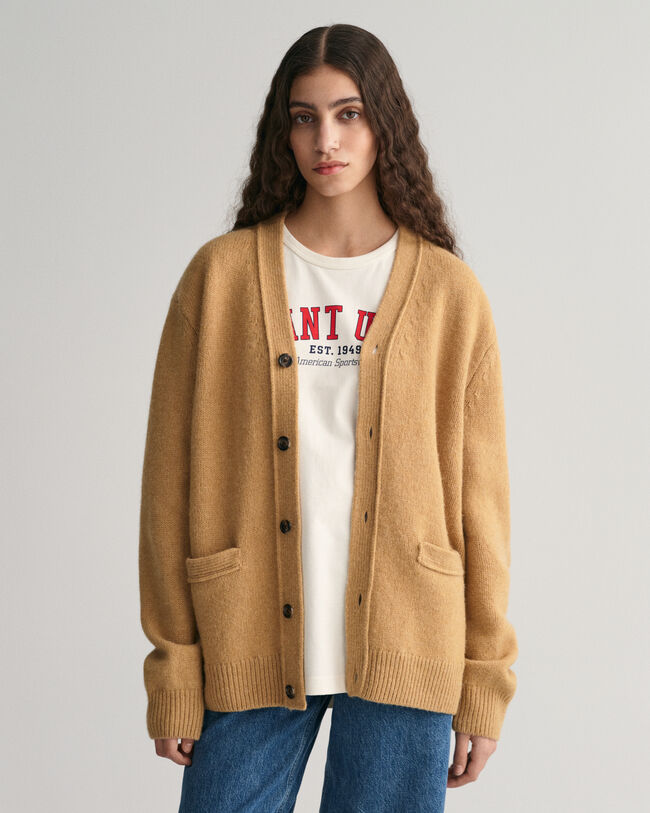 Casaco de malha em lã suave