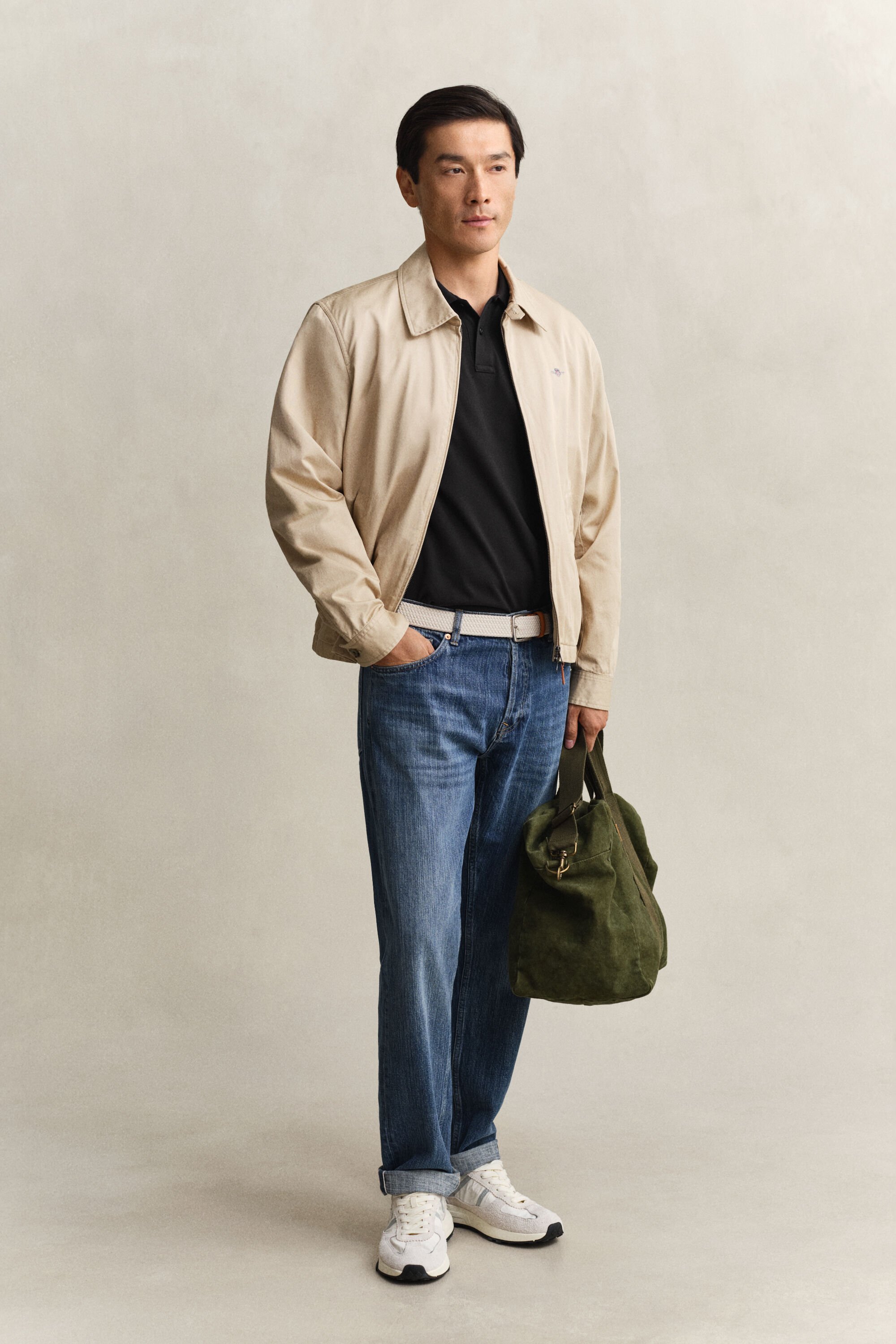 Polo em algodão piqué Shield slim fit