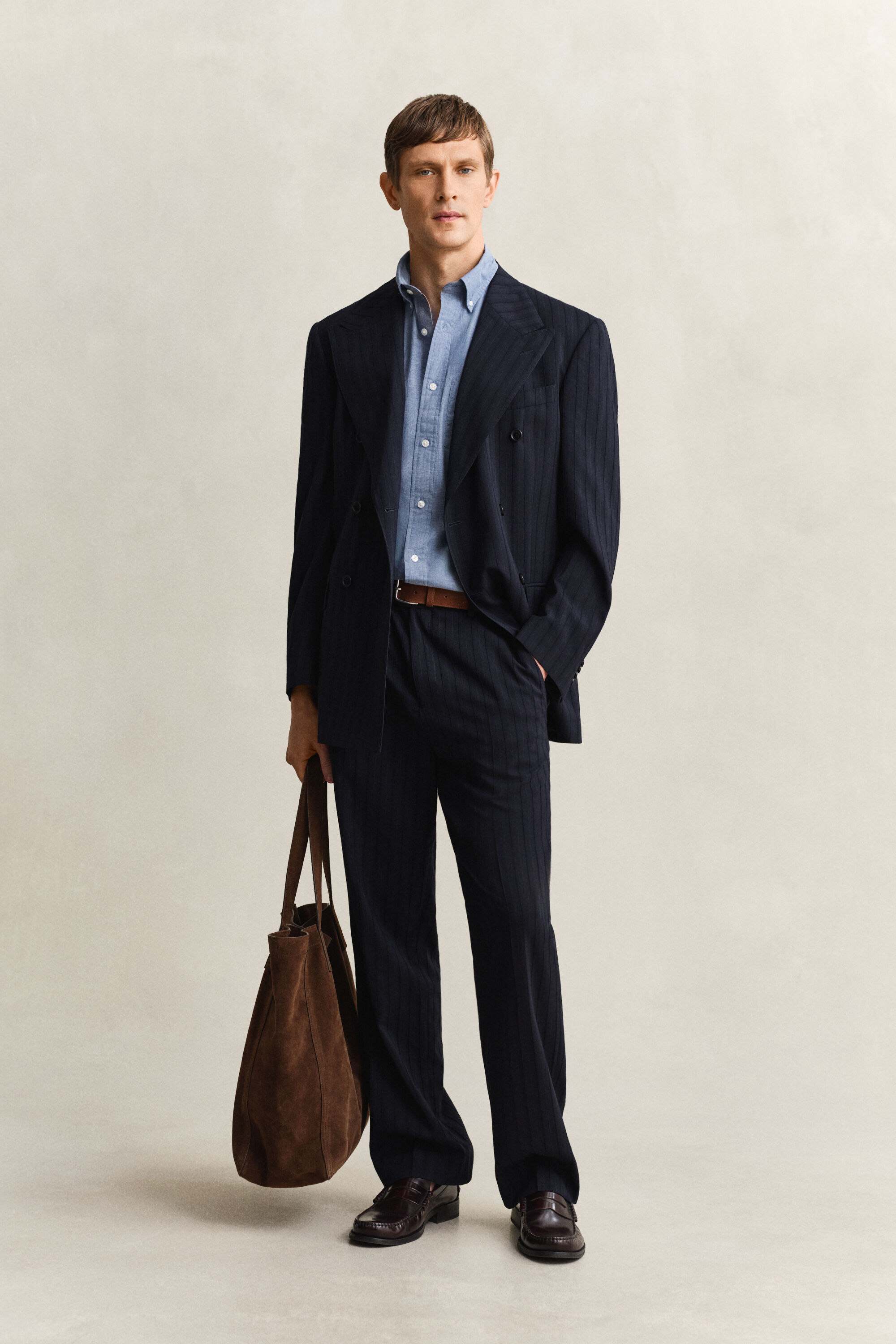 Camisa de manga curta em popelina Classic