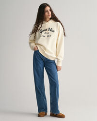 Sweatshirt com capuz Script Graphic