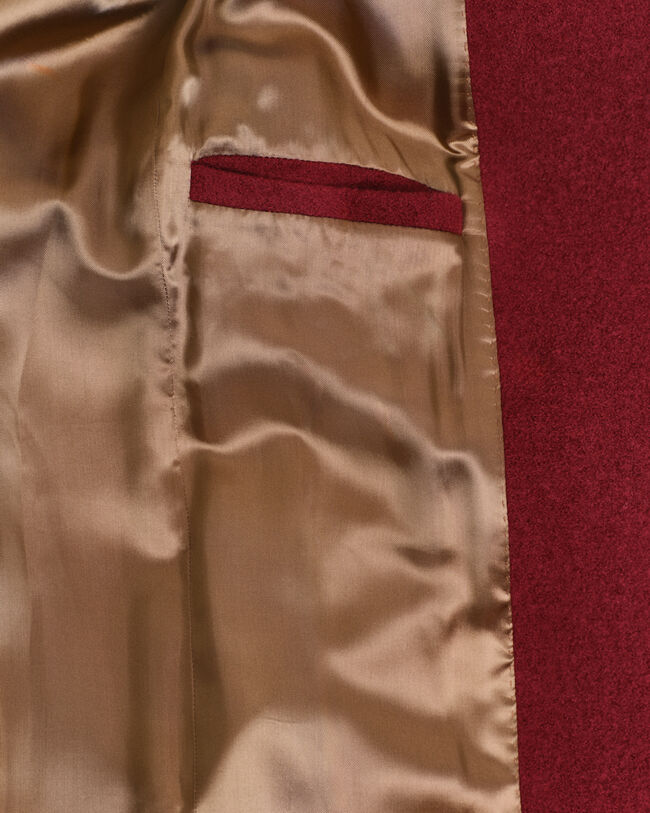 Sobretudo de trespasse texturizado