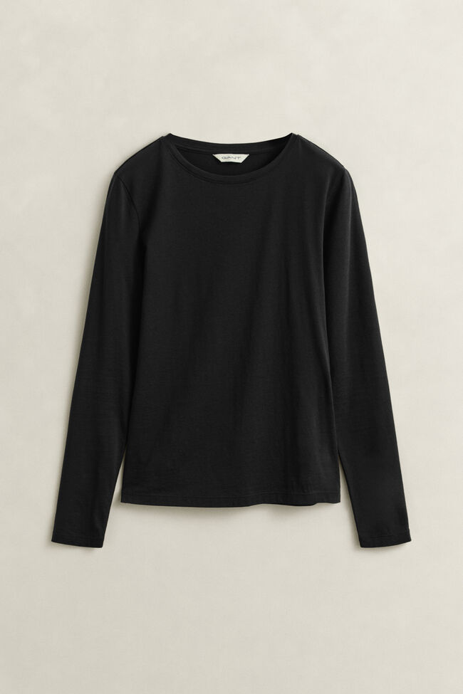 Camisola de manga comprida em algod&atilde;o