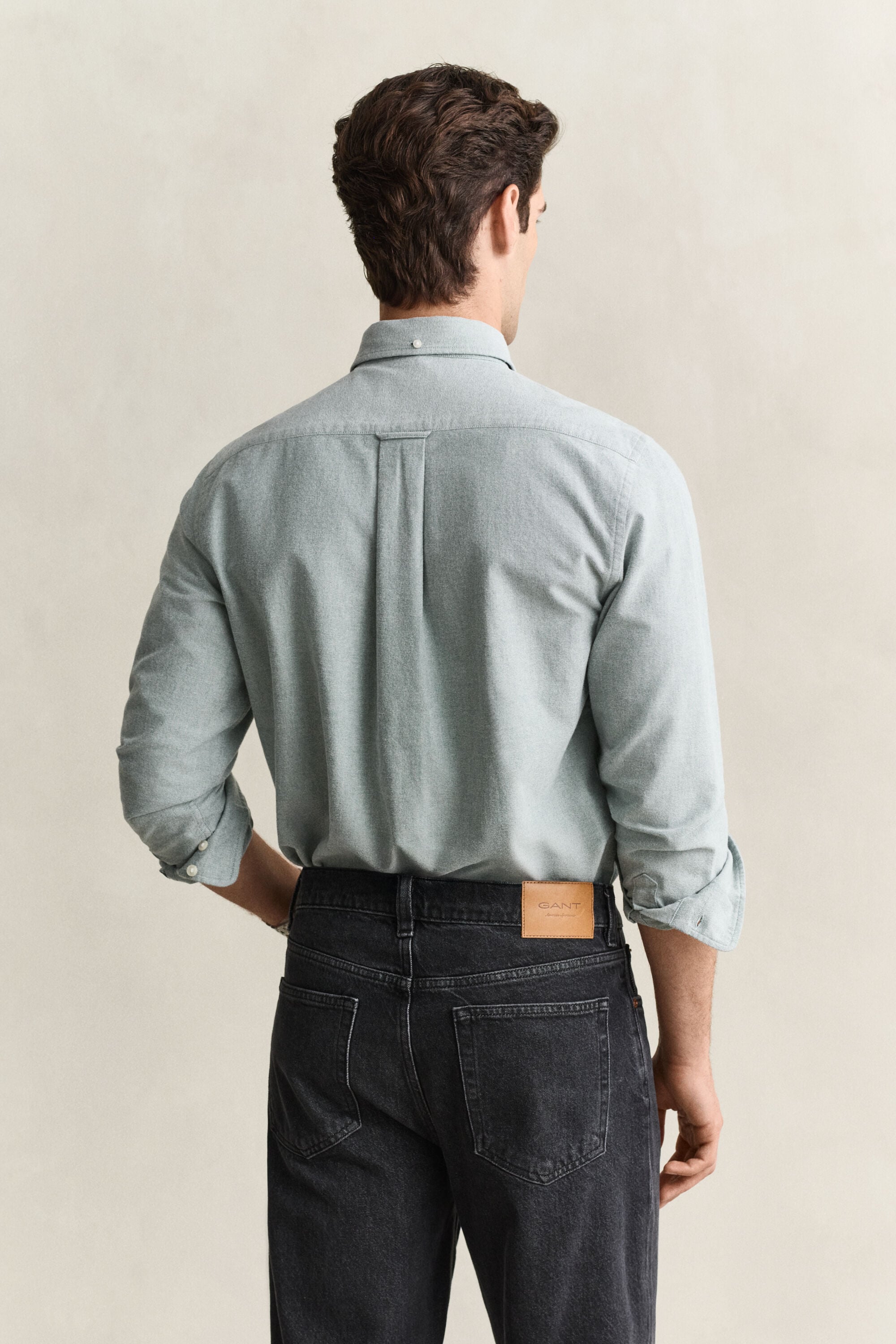 Camisa Oxford escovada