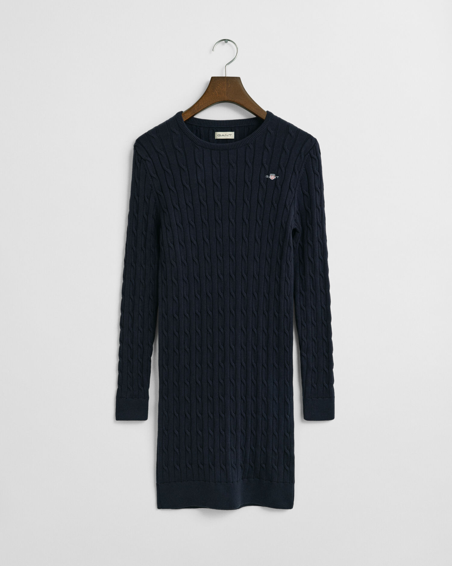 Vestido em malha entrançada em algodão com elastano Teen Girls