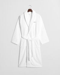 Roupão com padrão espinha de peixe Jacquard