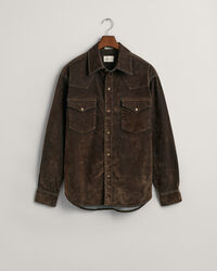 Camisa Rodeo em veludo Flocked oversized