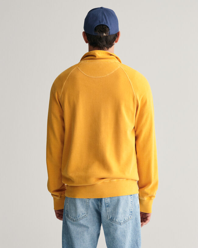 Sweatshirt com meio fecho Sunfaded