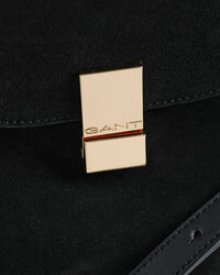 Mala tipo saco em camurça