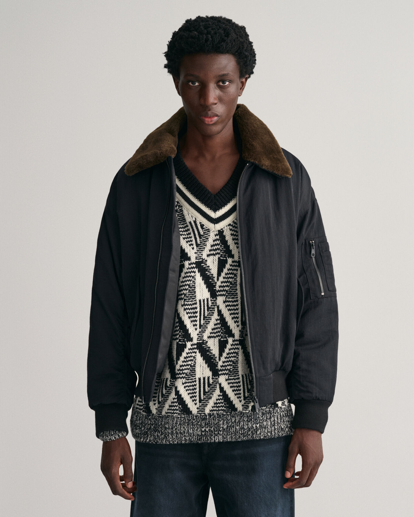 Blusão bomber piloto