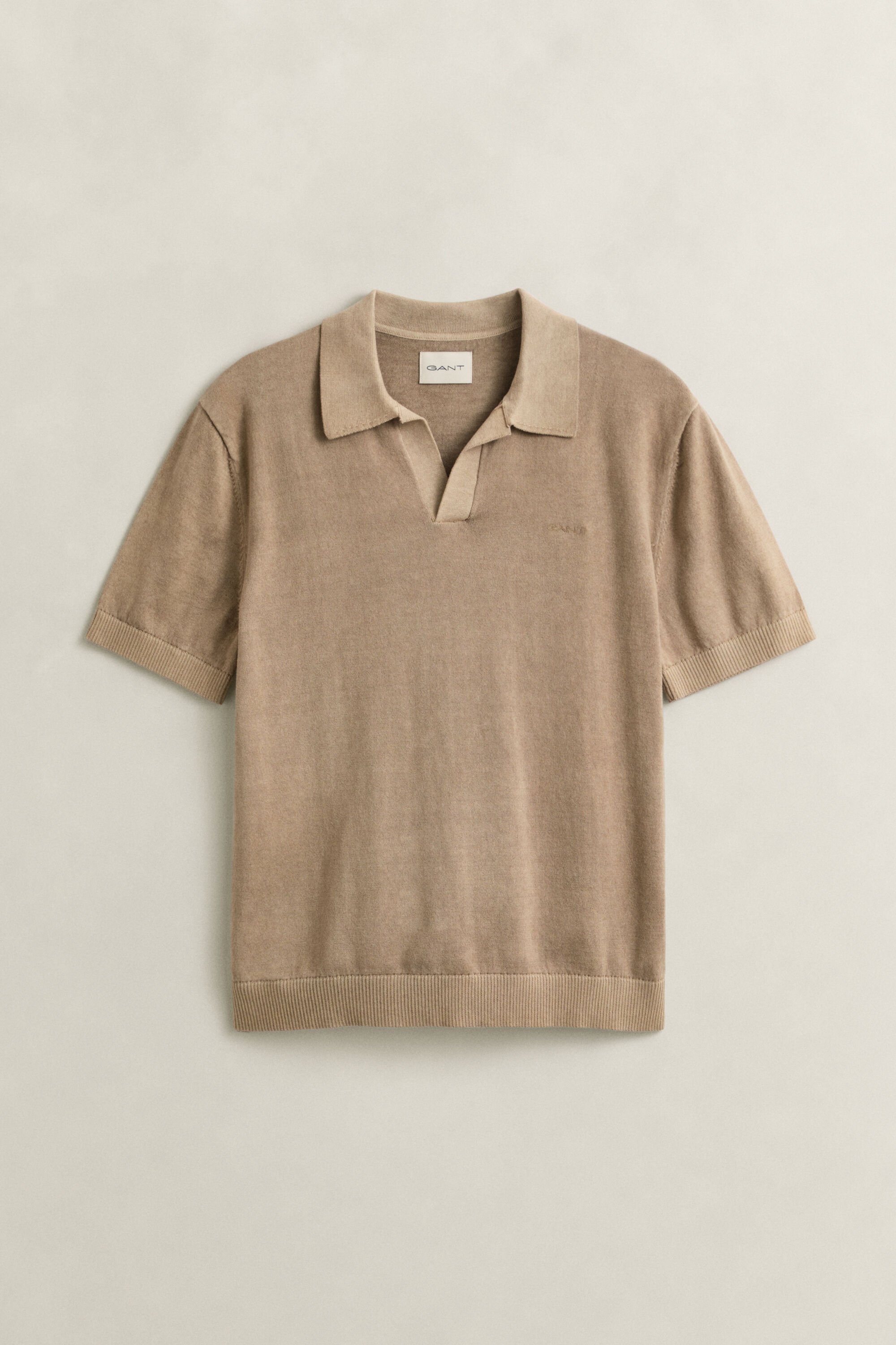 Camisola de malha tipo polo Sunfaded