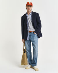 T-shirt com decote em V Shield slim fit