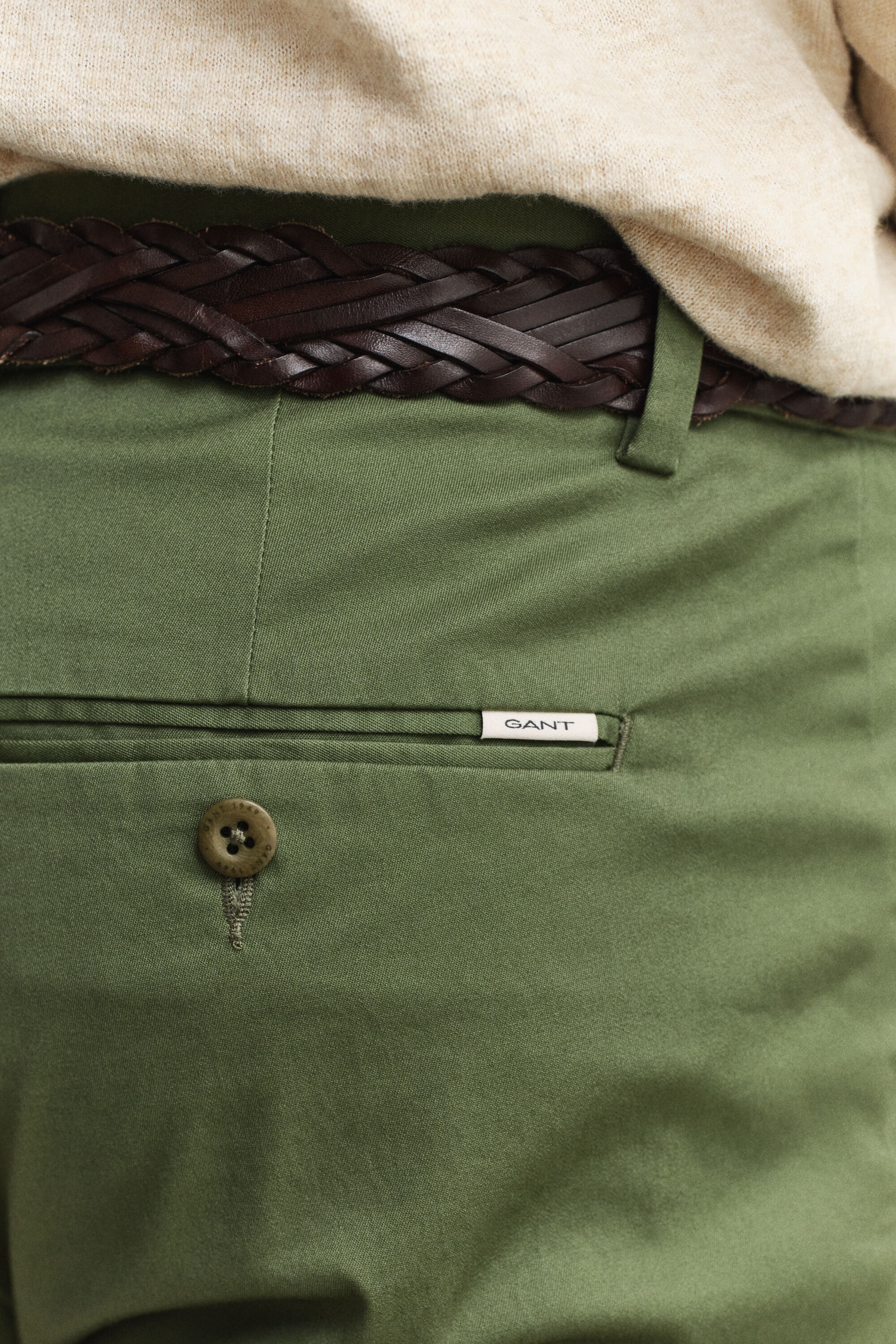 Calças chino desportivas