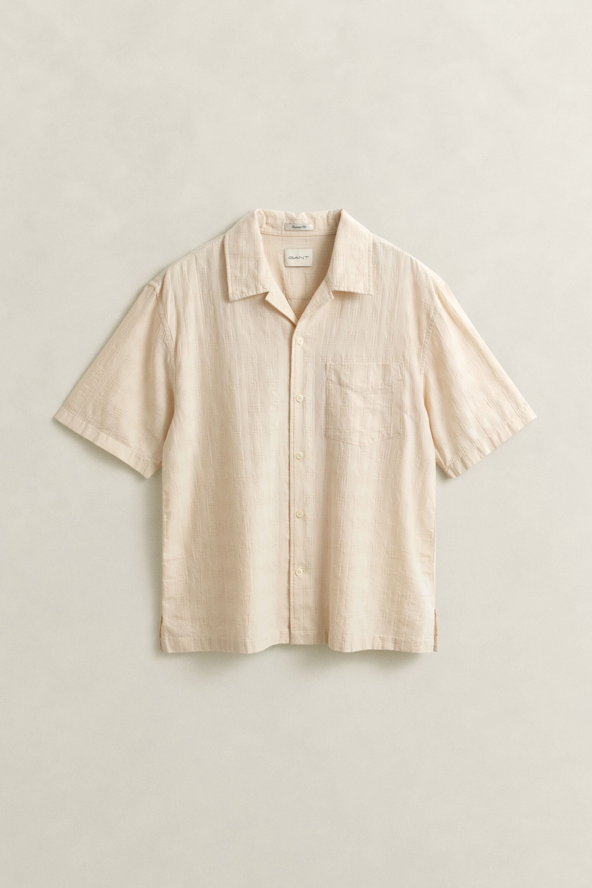 Camisa com padrão de xadrez