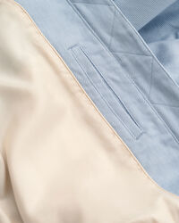 Casaco bomber em mistura de linho