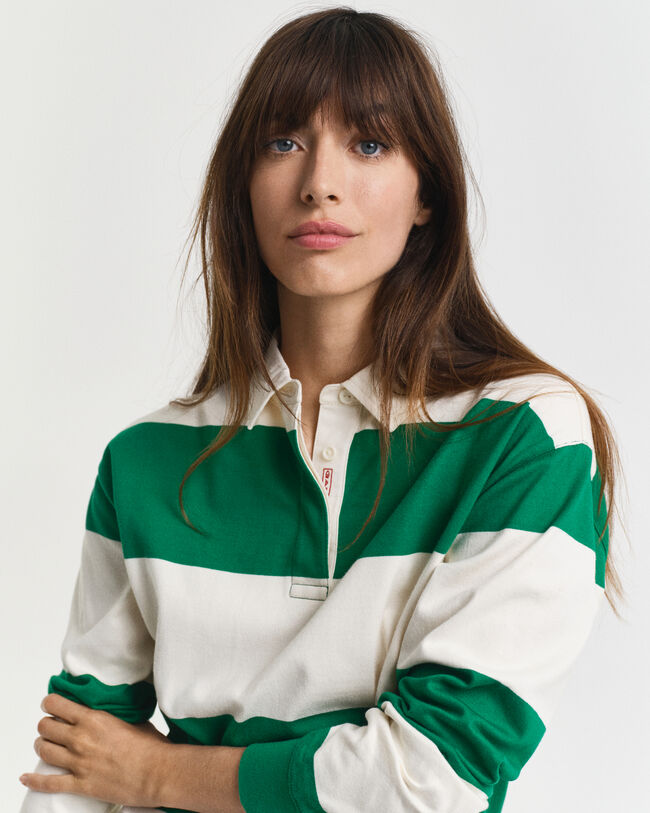 Heavy Rugger em algodão às riscas