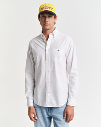 Camisa Oxford cl&aacute;ssica Tattersall regular fit