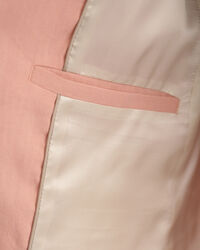 Blazer em linho com elastano regular fit