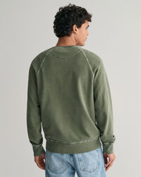 Sweatshirt com decote redondo Sunfaded