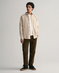 Camisa de flanela com padr&atilde;o espinha de peixe regular fit