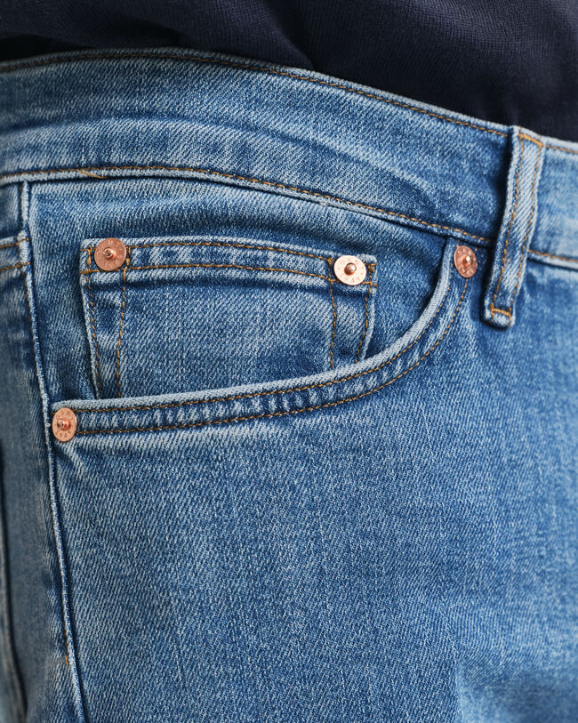 Calças de ganga Clean Wash slim fit