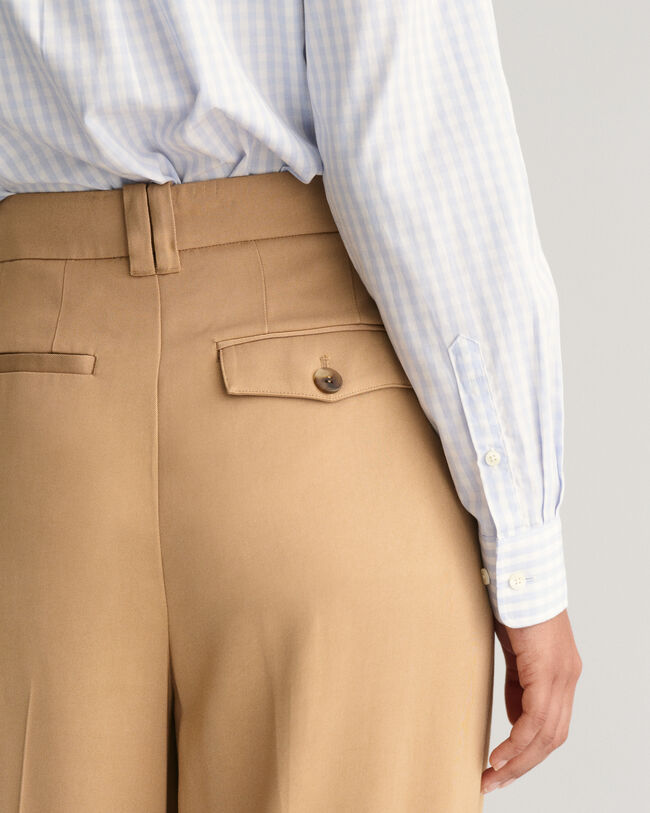 Camisa em popelina gingham regular fit