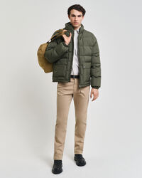 Calças chino Dobby Structured slim fit