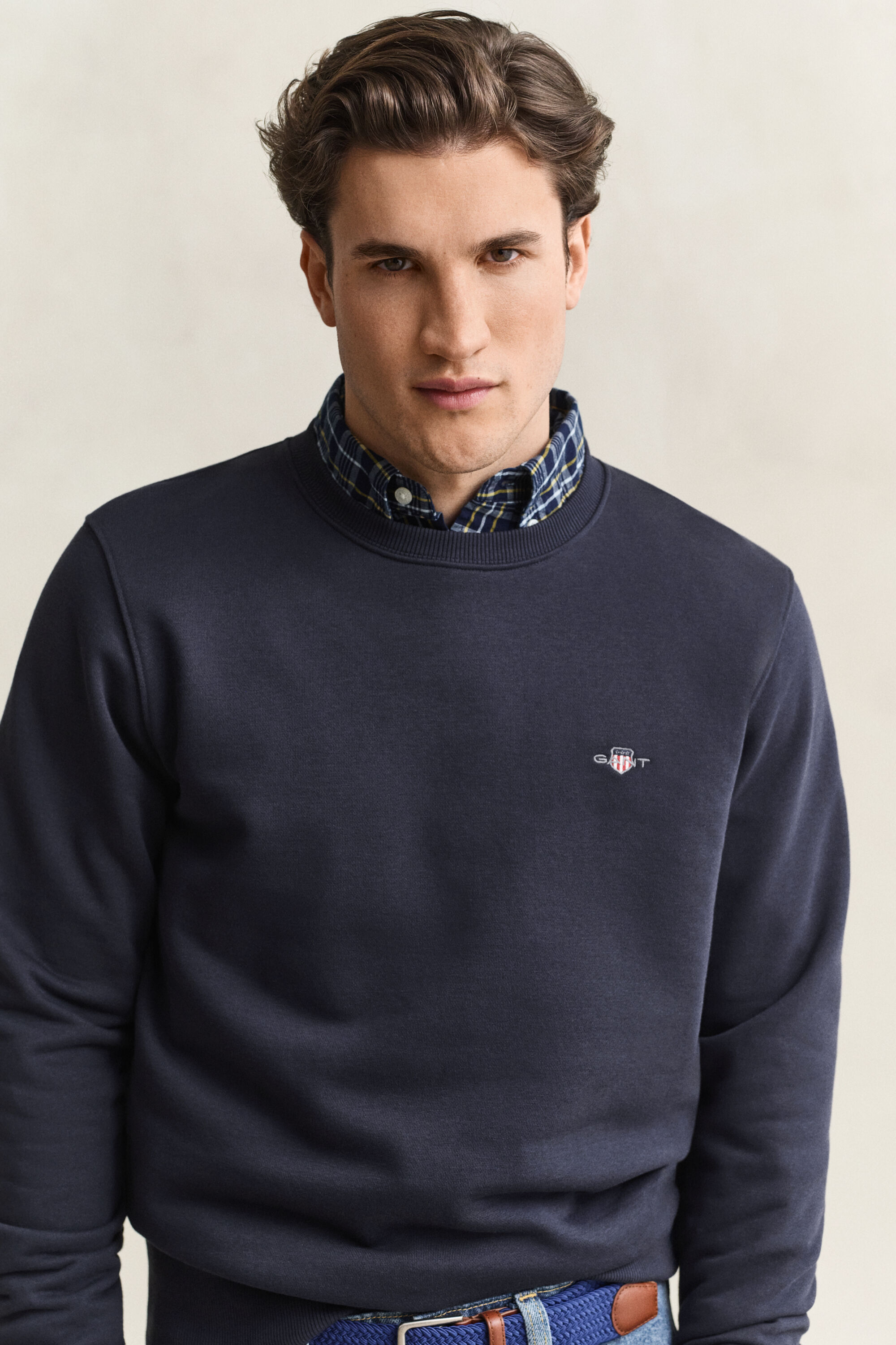 Sweatshirt com decote redondo Shield