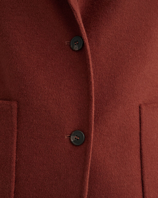 Blazer a direito cosido à mão