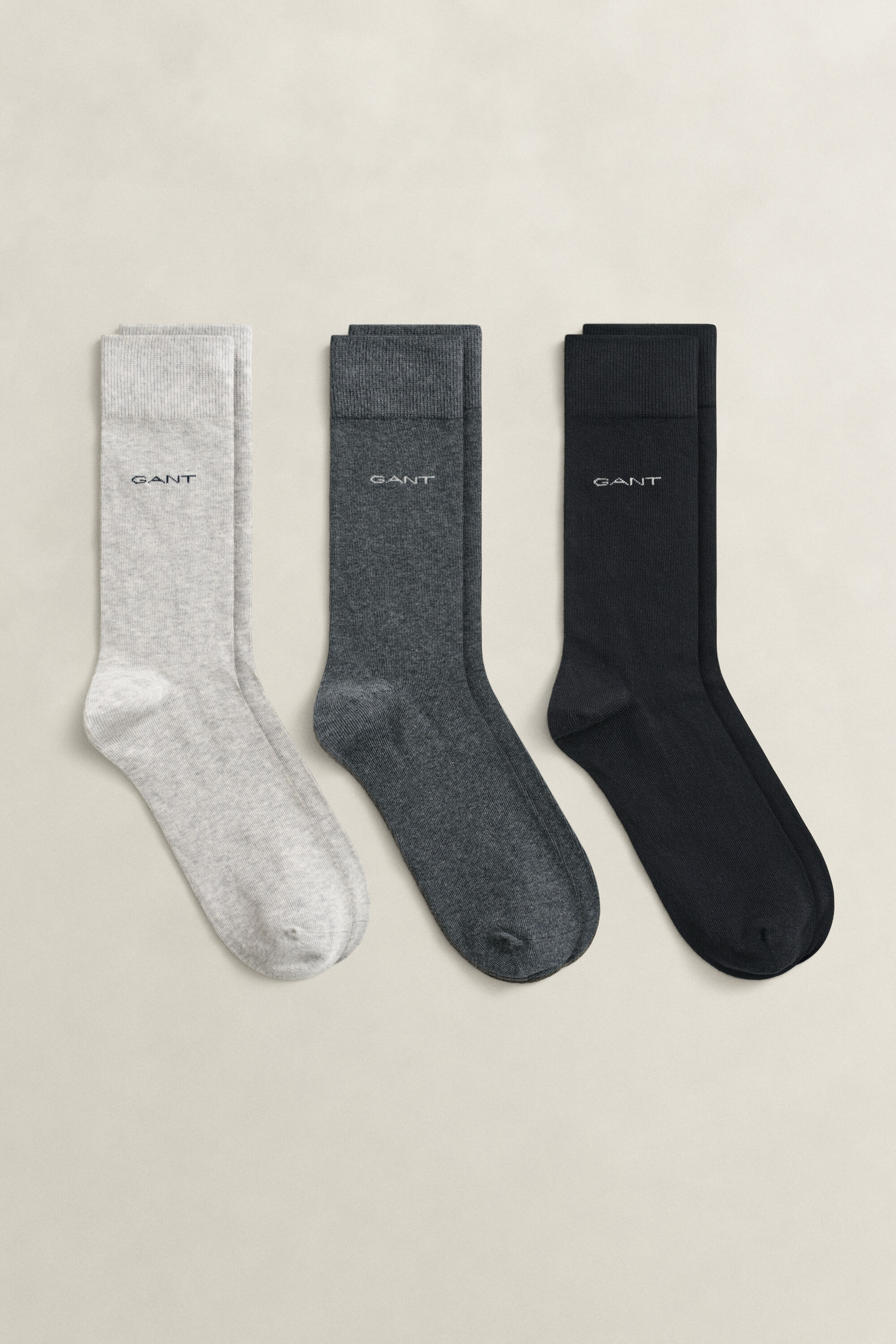Pack de 3 pares de meias em algodão