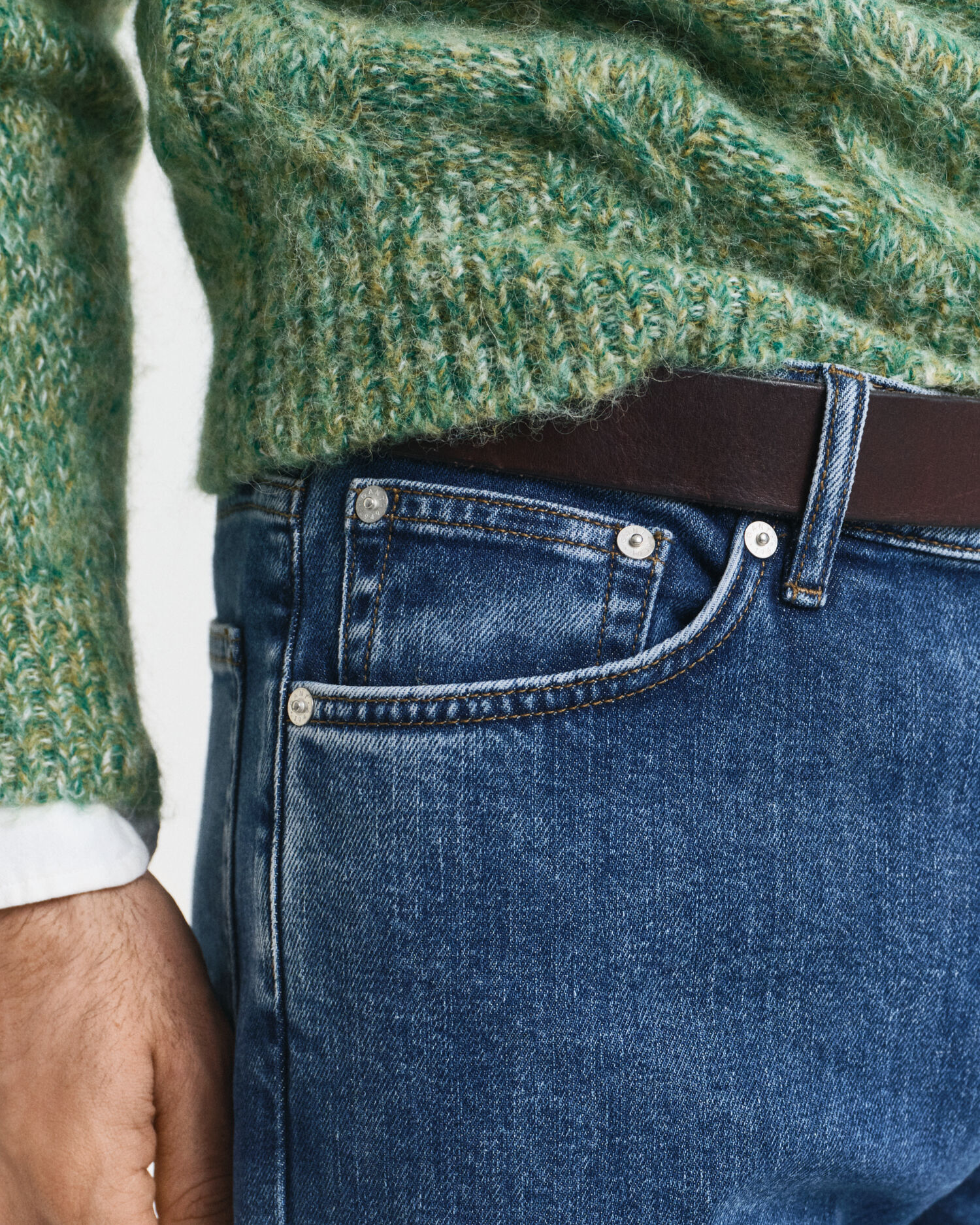 Calças de ganga Clean Wash regular fit