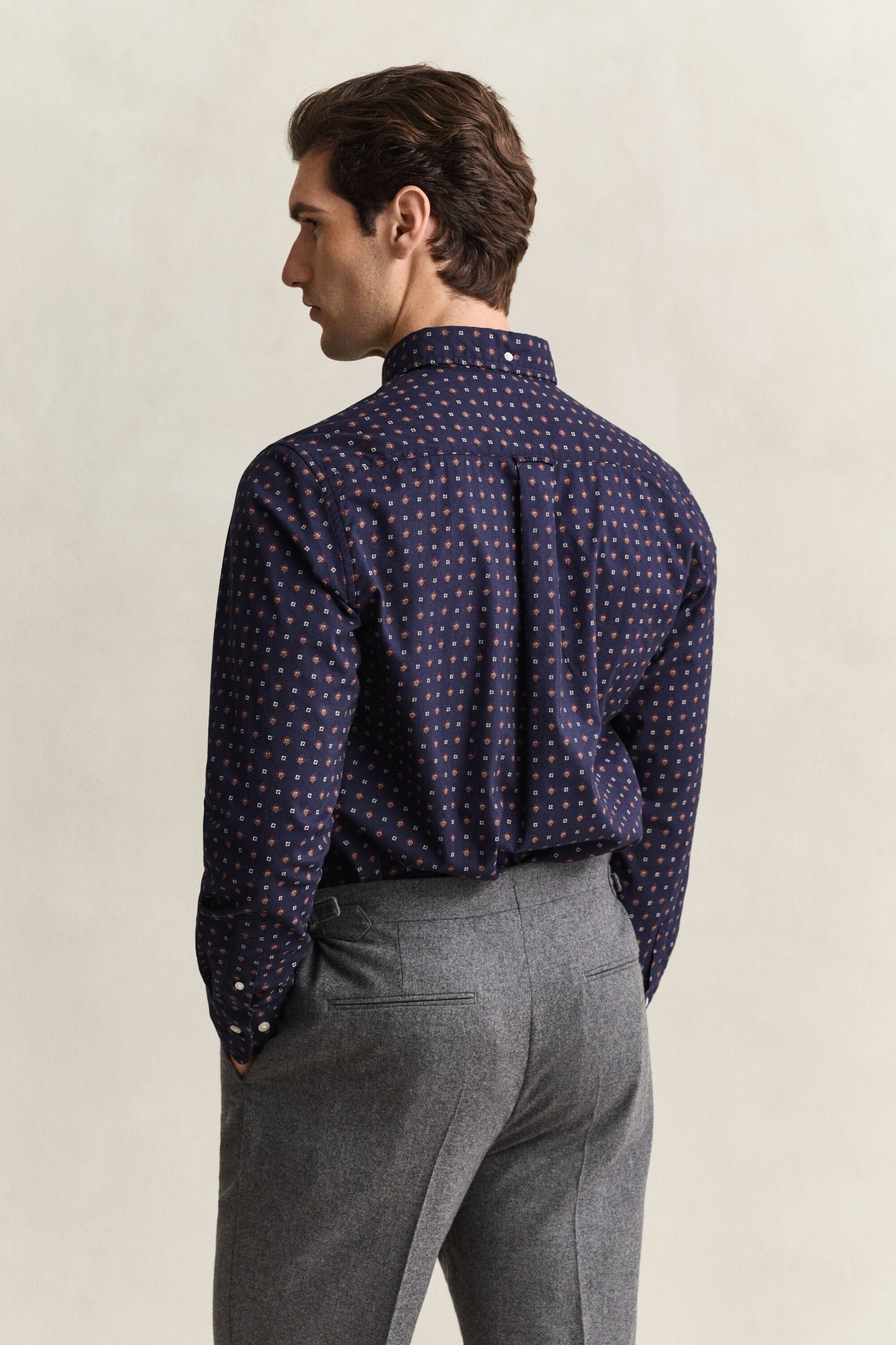 Camisa de sarja com padrão Paisley