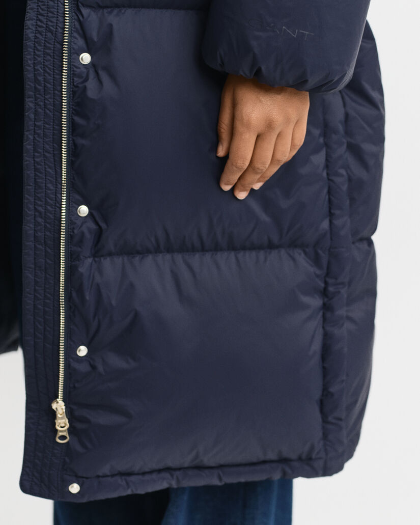 Sobretudo de penas comprido