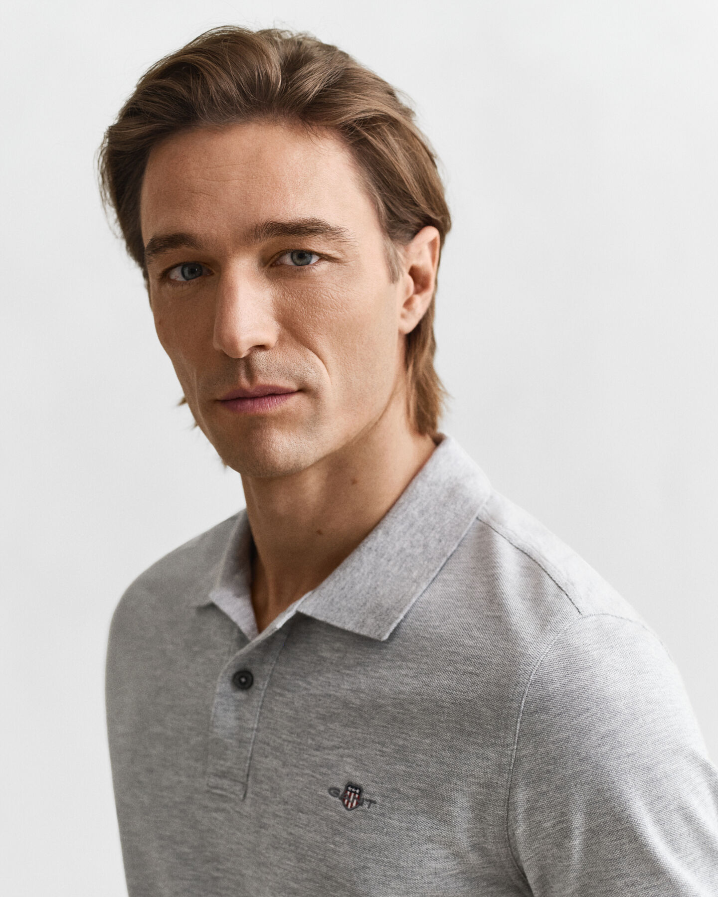 Polo em algodão piqué Shield regular fit