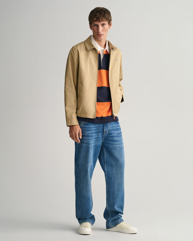 Casaco Windcheater de algodão