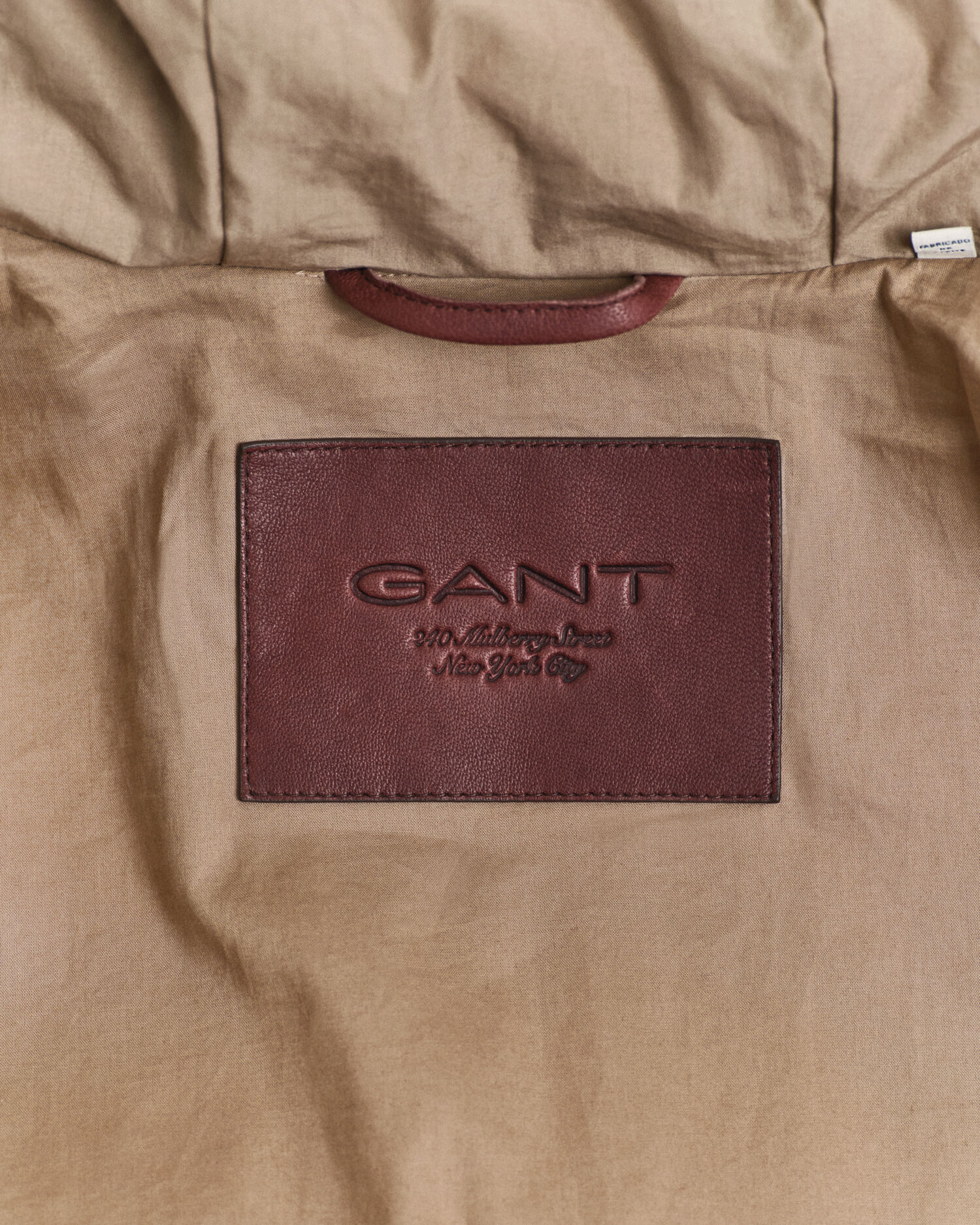 Parka em algodão e penas de ganso