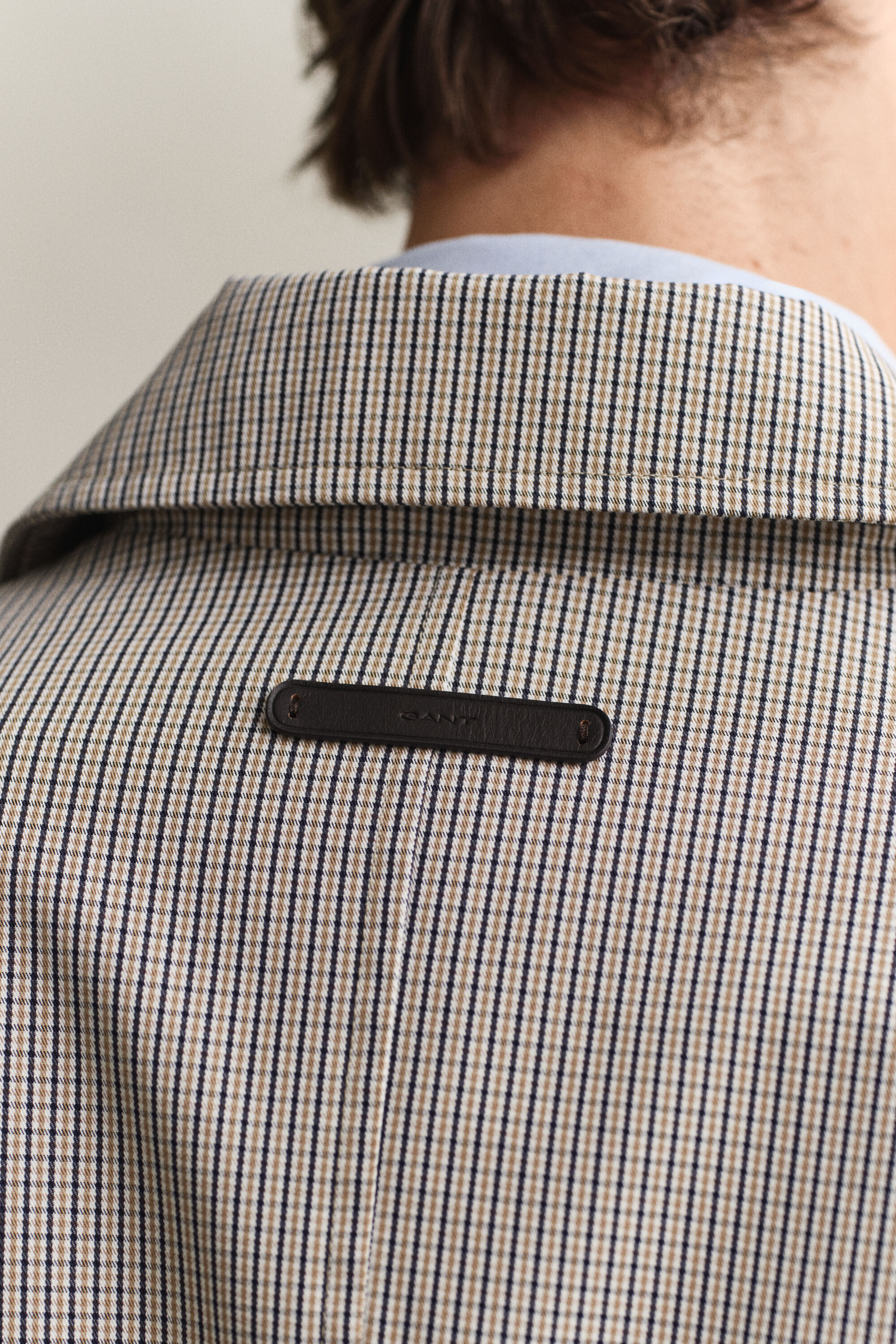 Gabardina em mistura de algodão