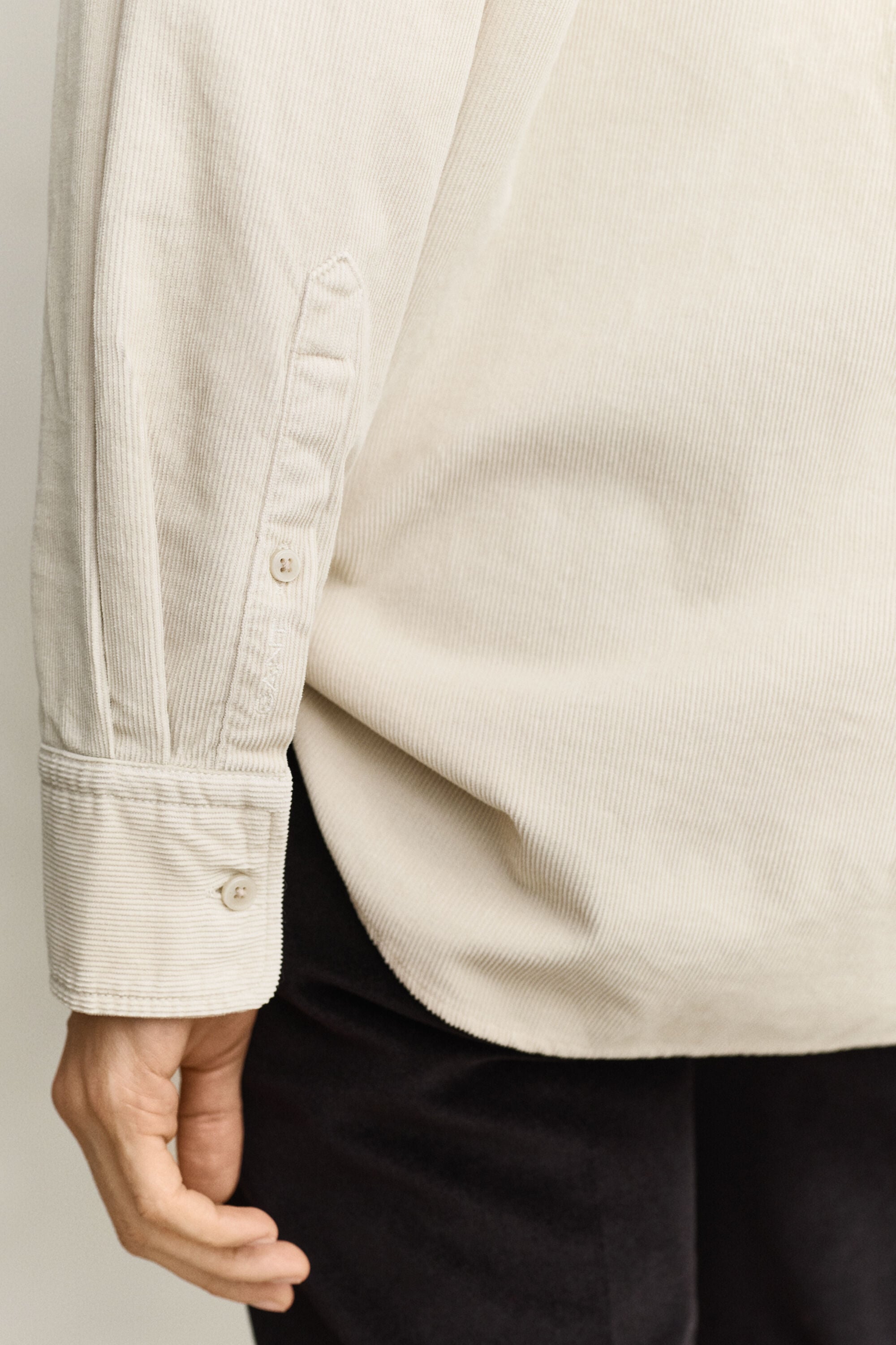 Camisa de bombazina relaxed fit