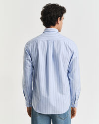 Camisa Oxford clássica às riscas regular fit