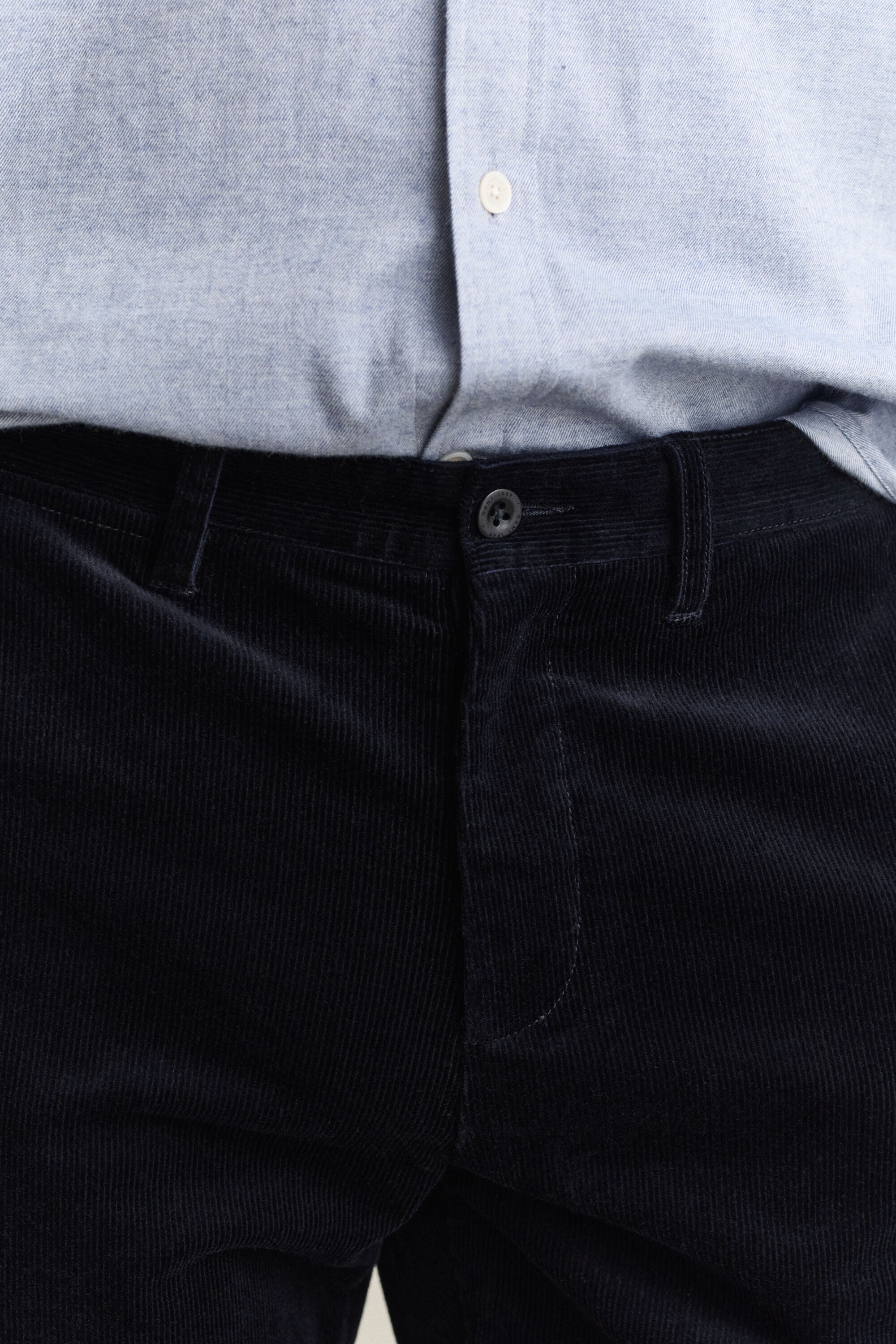 Calças chino de bombazina slim fit