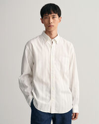 Camisa Oxford pinstripe relaxed fit