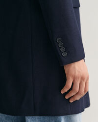 Sobretudo clássico formal em lã